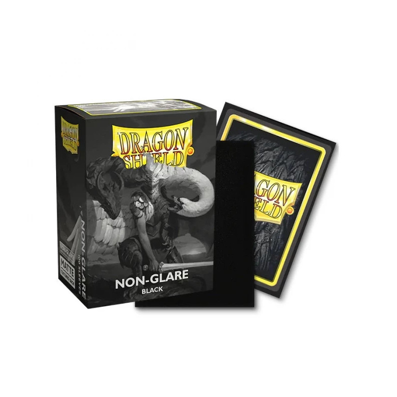 Dragon Shield - 100 Sleeves Matte NonGlare - Black