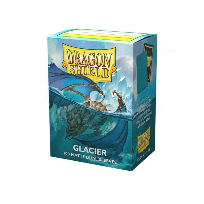 Dragon Shield - 100 Sleeves Dual Matte - Azul Glacier Miniom
