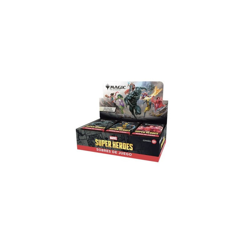 Magic the Gathering Marvel Super Heroes Caja de Sobres de Juego (30) castellano