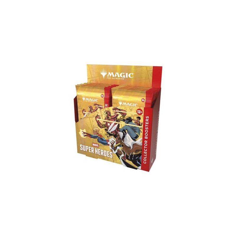 Magic the Gathering Marvel Super Heroes Caja de Sobres de coleccionista (12) inglés