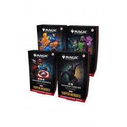 Magic the Gathering Marvel Super Heroes Commander Decks Caja (4) inglés