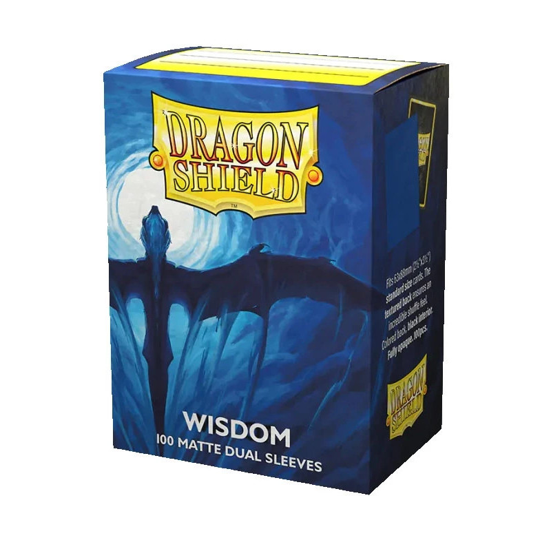 Dragon Shield - 100 Sleeves Dual Matte - Azul Wisdom