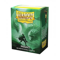 Dragon Shield - 100 Sleeves Dual Matte - Verde Might