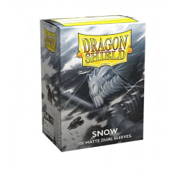 Dragon Shield - 100 Sleeves Dual Matte - Snow