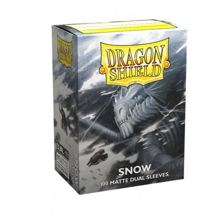 Dragon Shield - 100 Sleeves Dual Matte - Snow