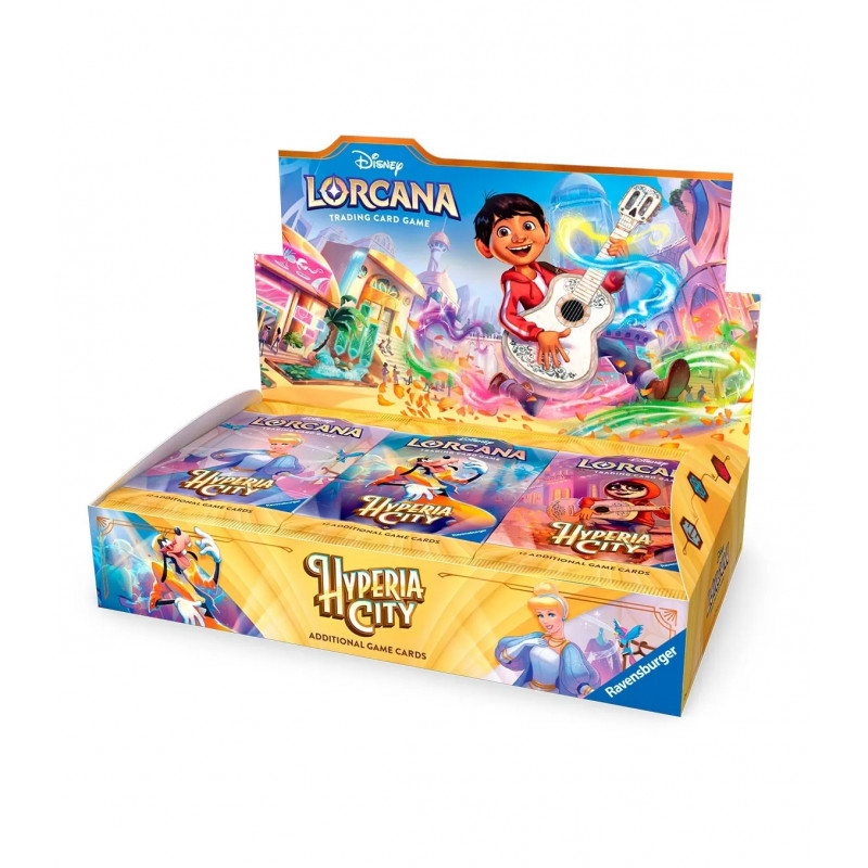 Caja (24 sobres) Inglés Hyperia City - Disney Lorcana TCG