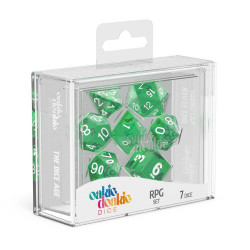 Oakie Doakie Dice Dados RPG-Set Translucent - Verde (7)