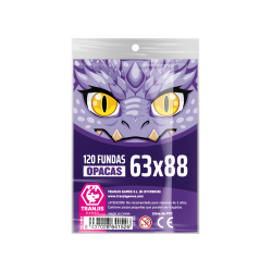 Fundas Dragón Morado (63X88mm)
