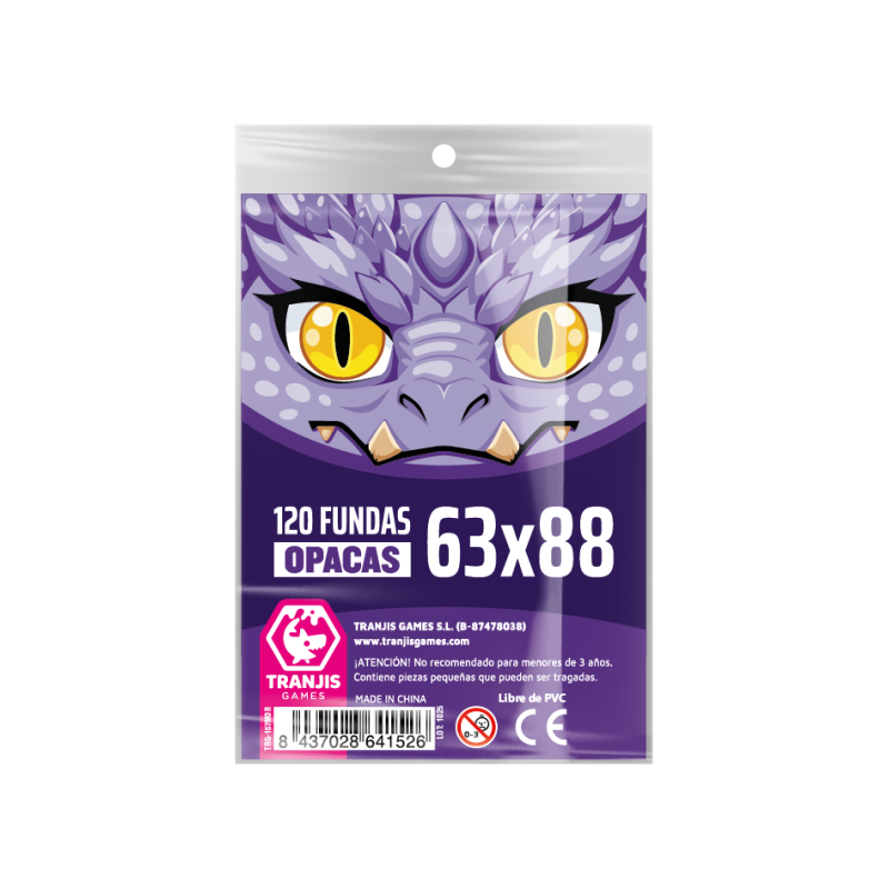 Fundas Dragón Morado (63X88mm)