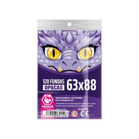Fundas Dragón Morado (63X88mm)