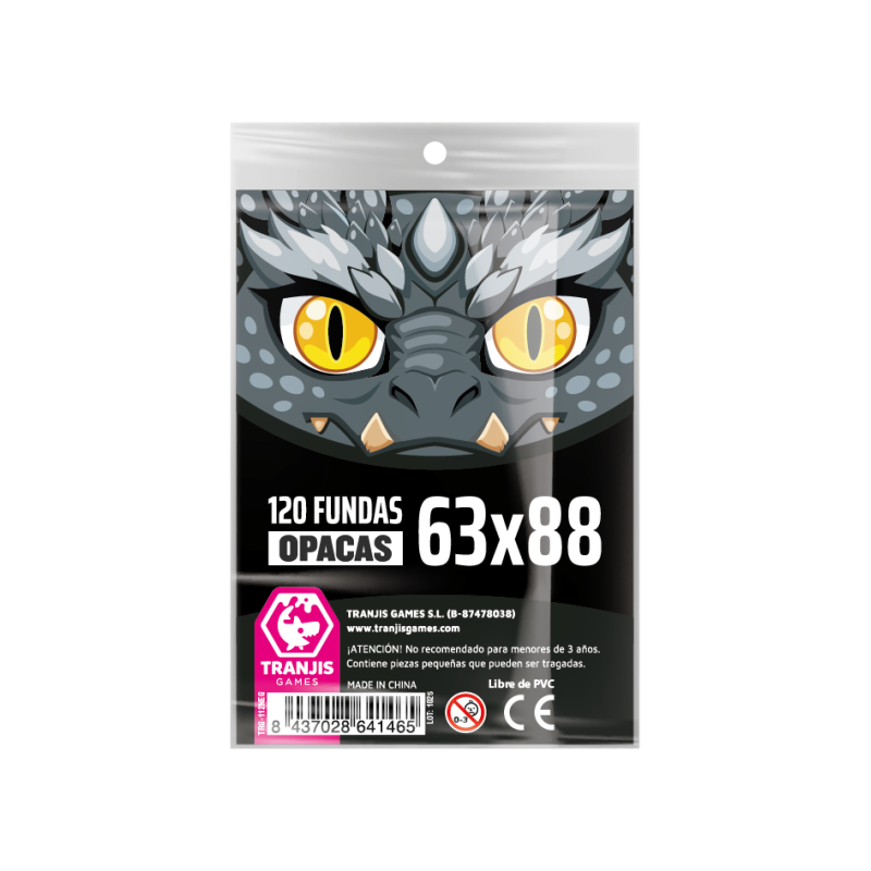 Fundas Dragón Negro (63X88mm)