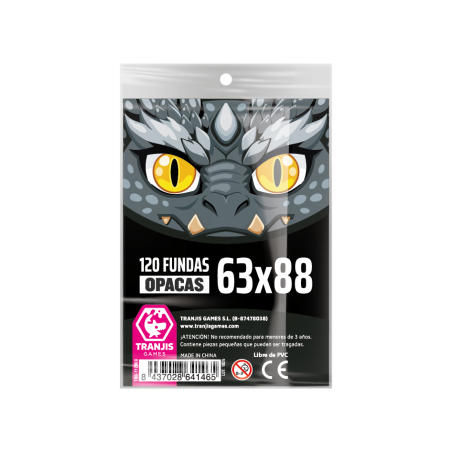 Fundas Dragón Negro (63X88mm)