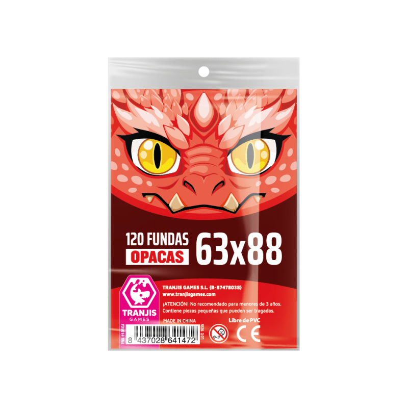 Fundas Dragón Rojo (63X88mm)
