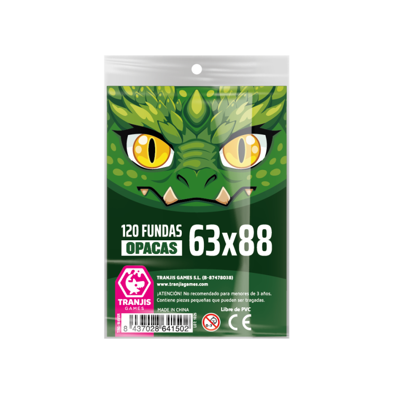 Fundas Dragón Verde (63X88mm)