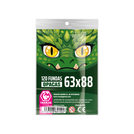 Fundas Dragón Verde (63X88mm)