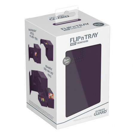 Ultimate Guard Flip`n`Tray 100+ XenoSkin Monocolor Violeta