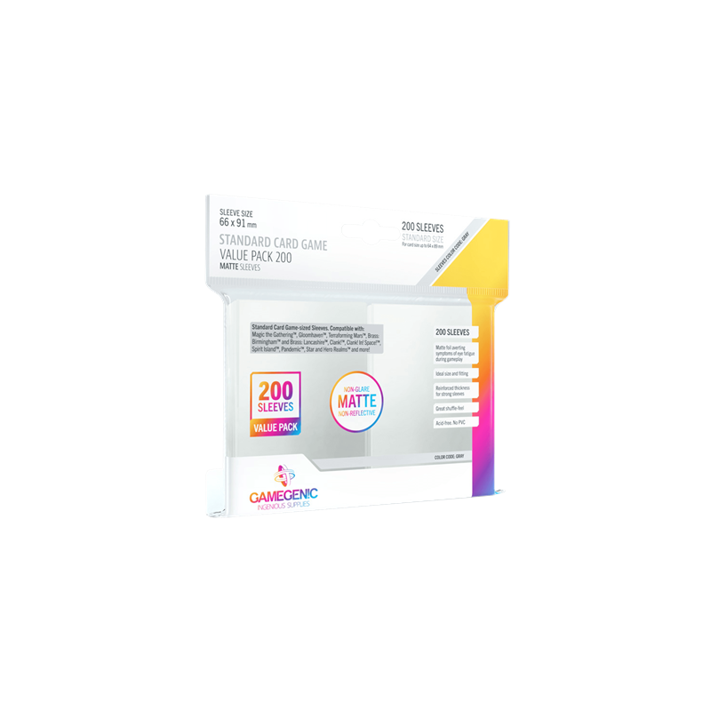 Fundas STANDARD VALUE PACK 200 MATTE SLEEVES