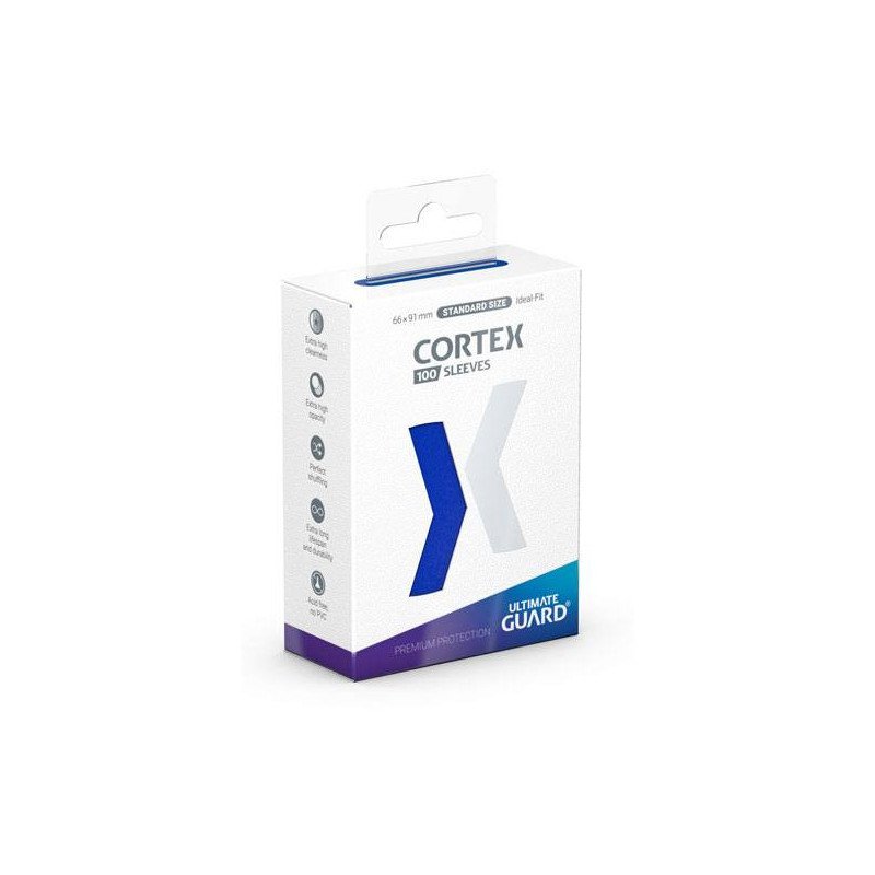 Ultimate Guard Cortex Sleeves Tamaño Estándar Azul (100)