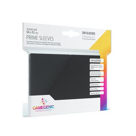 Pack Prime Sleeves Black (100)