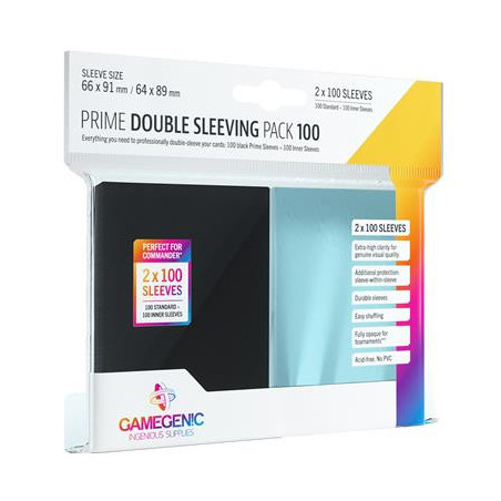 Prime Double Sleeving Pack (100)