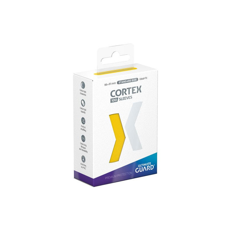 Ultimate Guard Cortex Sleeves Tamaño Estándar Yellow (100)
