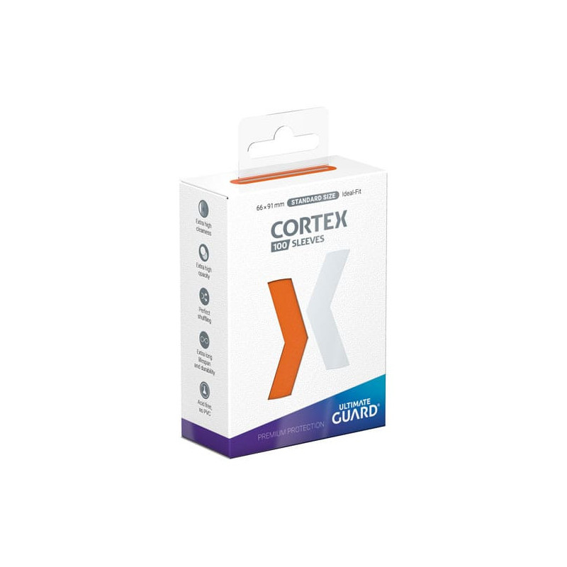 Ultimate Guard Cortex Sleeves Tamaño Estándar Naranja (100)