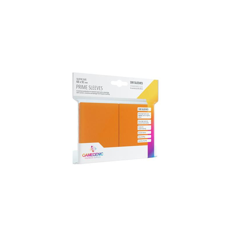 Pack Prime Sleeves Orange (100)