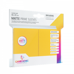Pack Matte Prime Sleeves Yellow