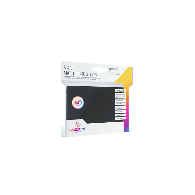 Pack Matte Prime Sleeves Black